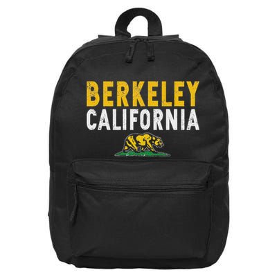 Berkeley California Ca 16 in Basic Backpack