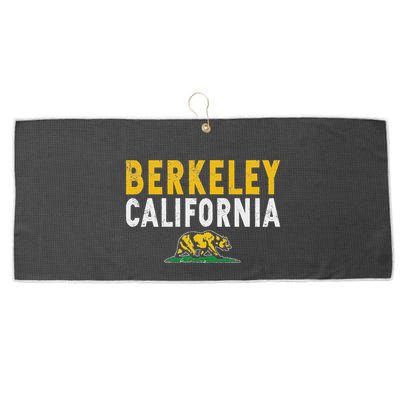 Berkeley California Ca Large Microfiber Waffle Golf Towel
