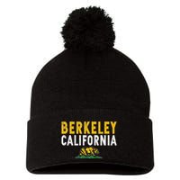 Berkeley California Ca Pom Pom 12in Knit Beanie