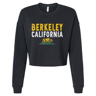Berkeley California Ca Cropped Pullover Crew