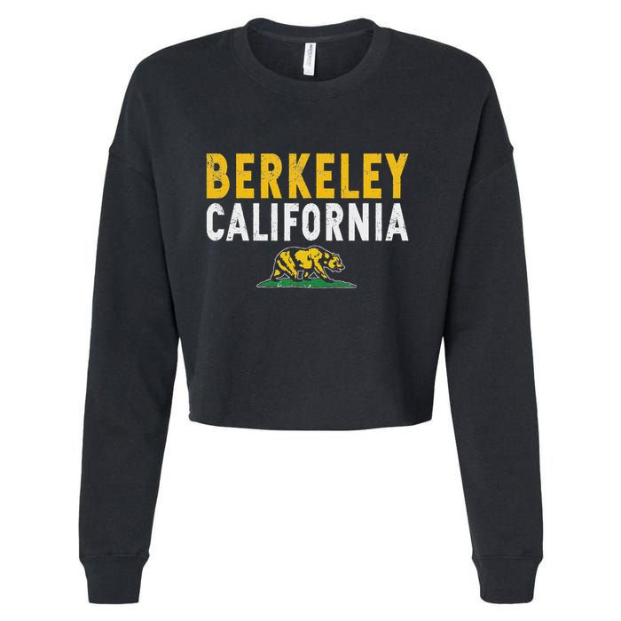Berkeley California Ca Cropped Pullover Crew