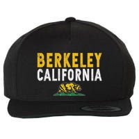 Berkeley California Ca Wool Snapback Cap