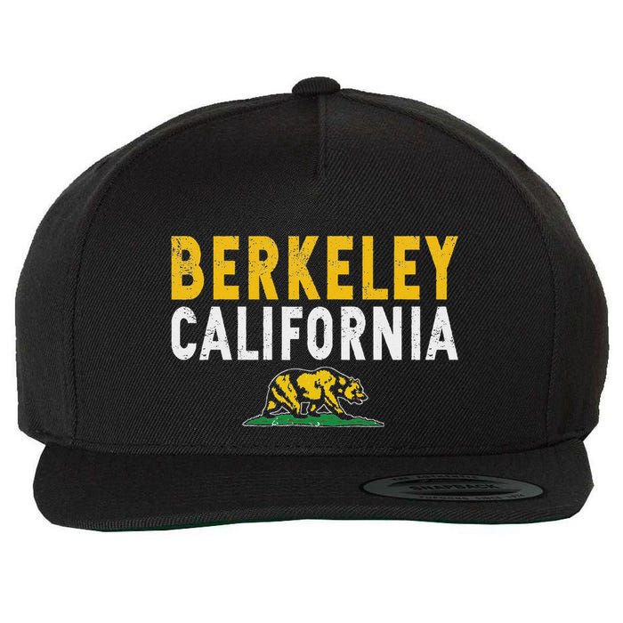 Berkeley California Ca Wool Snapback Cap