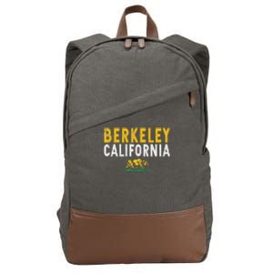 Berkeley California Ca Cotton Canvas Backpack