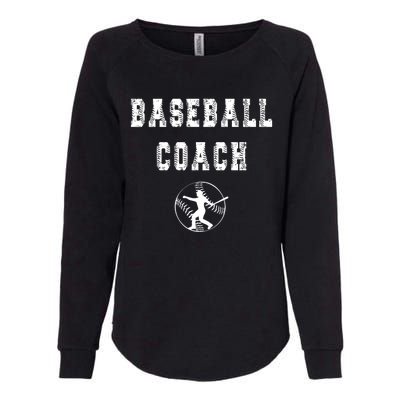 Baseball Coach Cute Gift Womens California Wash Sweatshirt