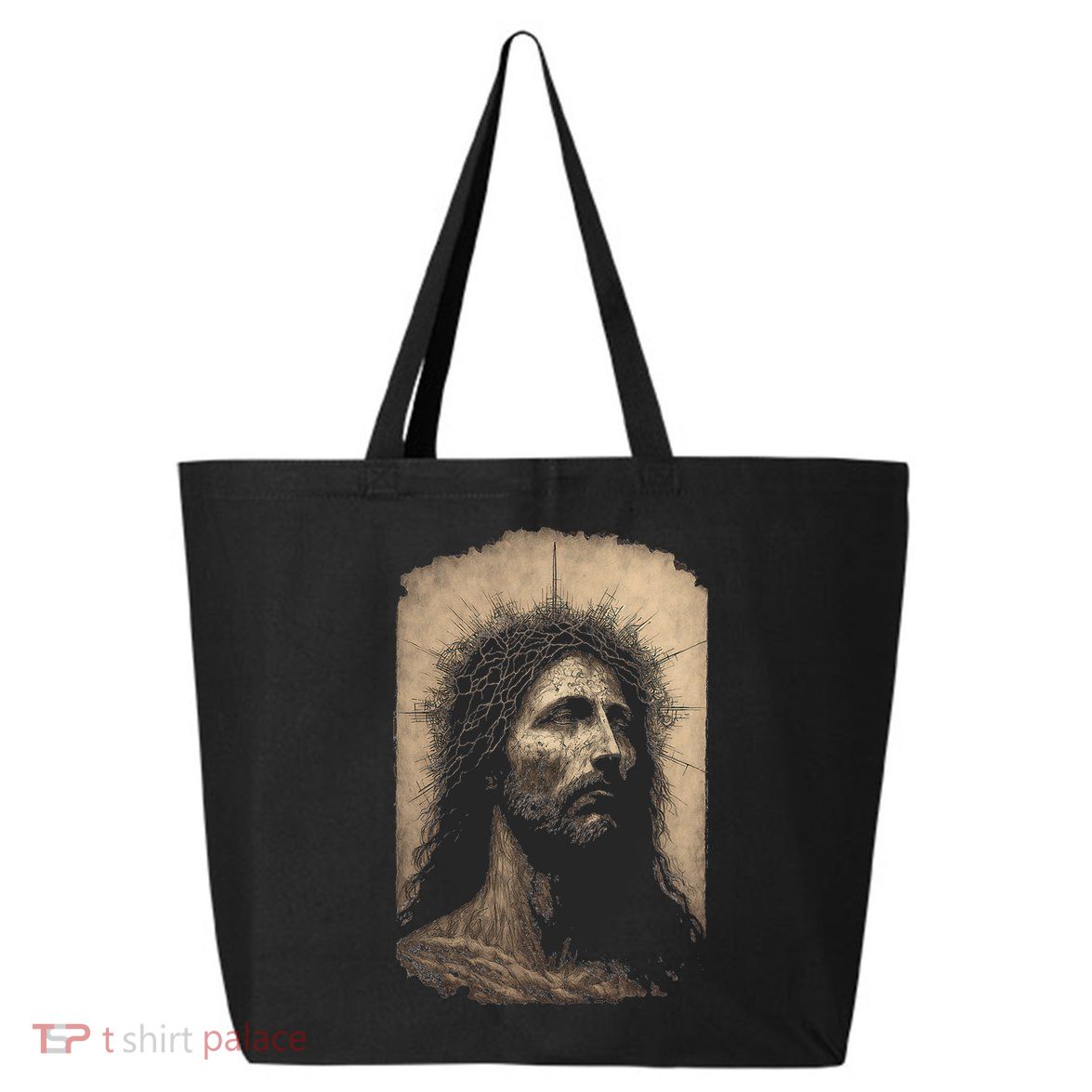 Biblical Christ Catholic Jesus Shroud of Turin Aesthetic 25L Jumbo Tote