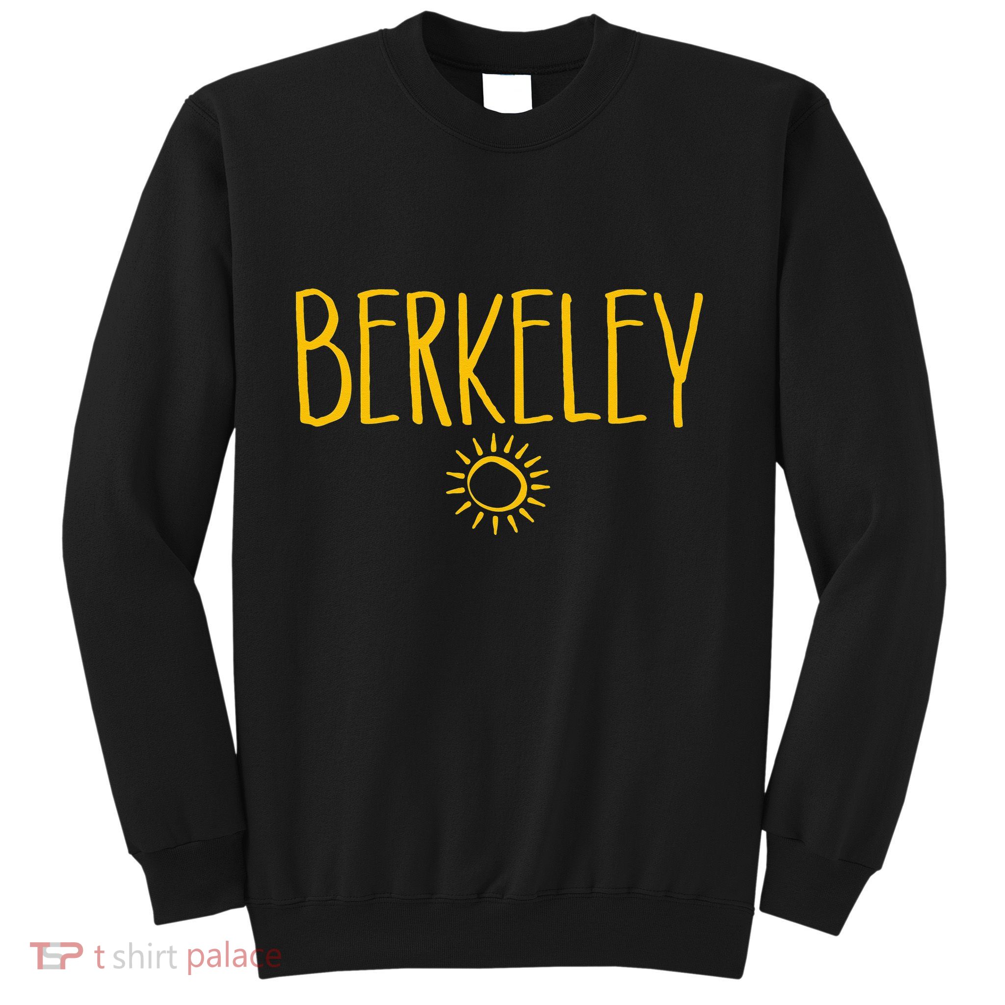 Berkeley California CA Sun Drawing Amber   Sweatshirt