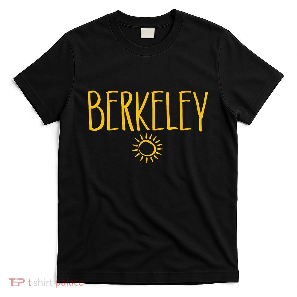 Berkeley California CA Sun Drawing Amber   T-Shirt