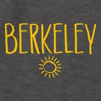 Berkeley California CA Sun Drawing Amber   Vector Backpack