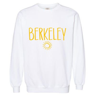 Berkeley California CA Sun Drawing Amber   Garment-Dyed Sweatshirt