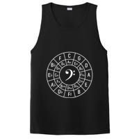 Bass Clef Circle Of Fifths Musician Composer PosiCharge Competitor Tank