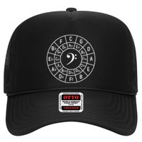 Bass Clef Circle Of Fifths Musician Composer Trucker Hat