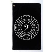 Bass Clef Circle Of Fifths Musician Composer Golf Towel