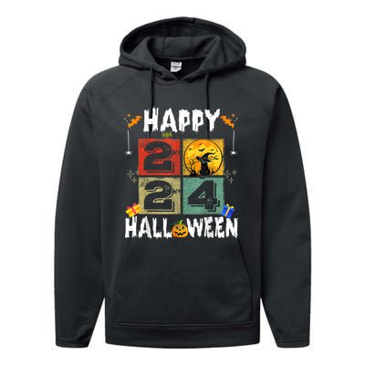 Black Cat Costume Witch Hat & Moon Performance Fleece Hoodie