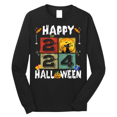 Black Cat Costume Witch Hat & Moon Long Sleeve Shirt