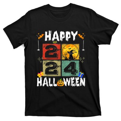 Black Cat Costume Witch Hat & Moon T-Shirt