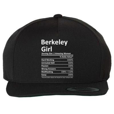 Berkeley Ca California Funny City Home Roots Usa Gift Wool Snapback Cap