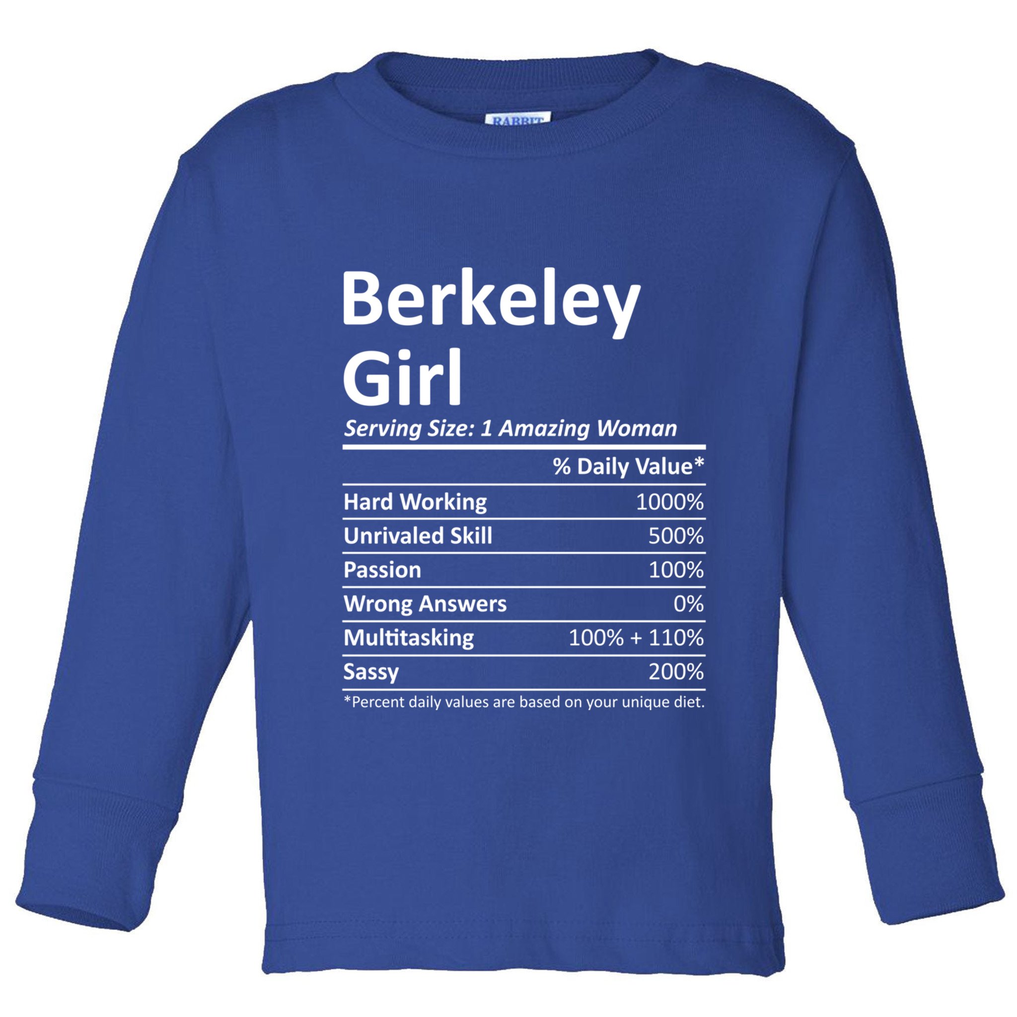 Berkeley Ca California Funny City Home Roots Usa Gift Toddler Long Sleeve Shirt