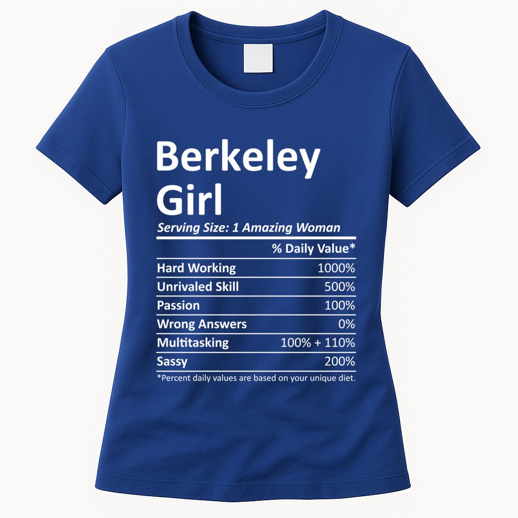 Berkeley Ca California Funny City Home Roots Usa Gift Womens T-Shirt