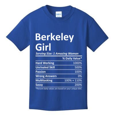 Berkeley Ca California Funny City Home Roots Usa Gift Kids T-Shirt
