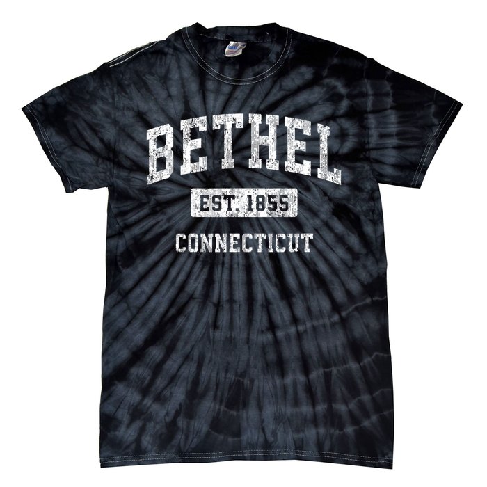 Bethel Connecticut Ct Vintage Sports Established Tie-Dye T-Shirt