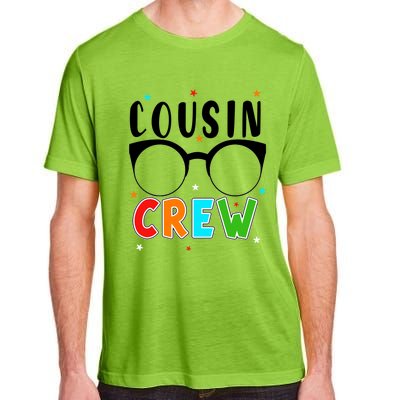 Best Cousin Crew Squad Christmas Leader Of The Cousin Crew Funny Gift Adult ChromaSoft Performance T-Shirt