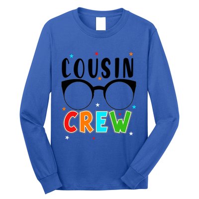 Best Cousin Crew Squad Christmas Leader Of The Cousin Crew Funny Gift Long Sleeve Shirt