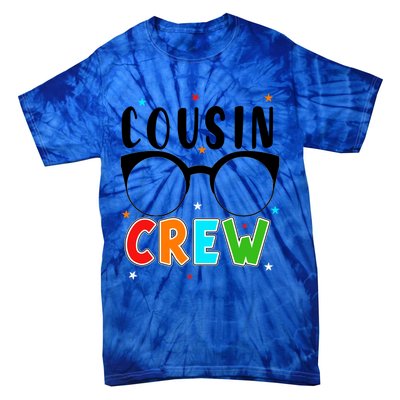 Best Cousin Crew Squad Christmas Leader Of The Cousin Crew Funny Gift Tie-Dye T-Shirt