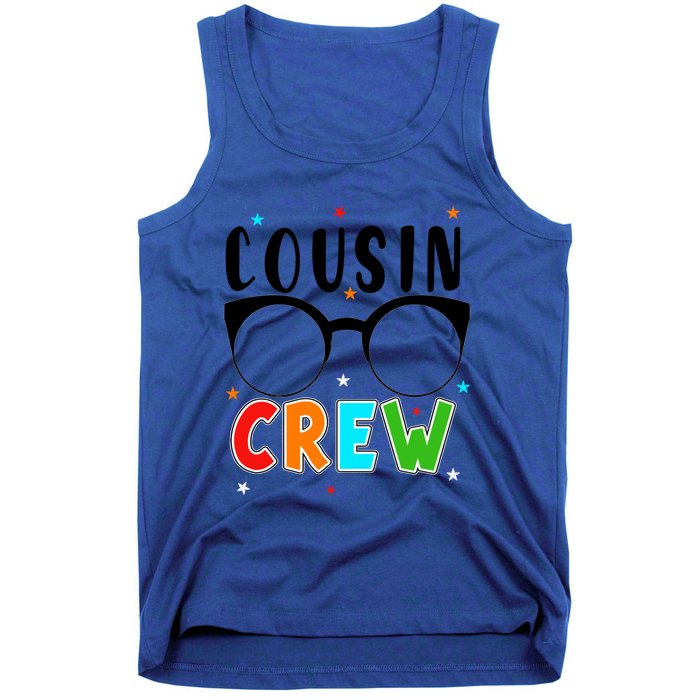 Best Cousin Crew Squad Christmas Leader Of The Cousin Crew Funny Gift Tank Top