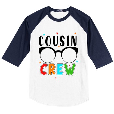 Best Cousin Crew Squad Christmas Leader Of The Cousin Crew Funny Gift Baseball Sleeve Shirt