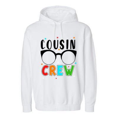 Best Cousin Crew Squad Christmas Leader Of The Cousin Crew Funny Gift Garment-Dyed Fleece Hoodie