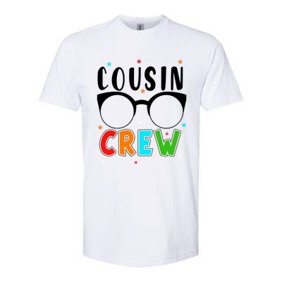 Best Cousin Crew Squad Christmas Leader Of The Cousin Crew Funny Gift Softstyle CVC T-Shirt