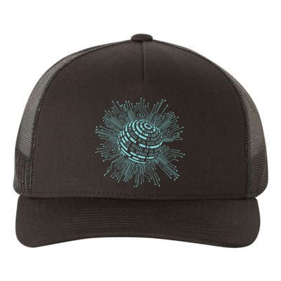 Binary Coding Computer Nerd Geeks Programmer Funny Coding Yupoong Adult 5-Panel Trucker Hat