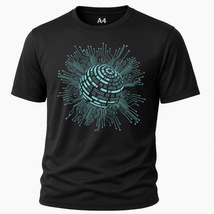 Binary Coding Computer Nerd Geeks Programmer Funny Coding Performance Shirt