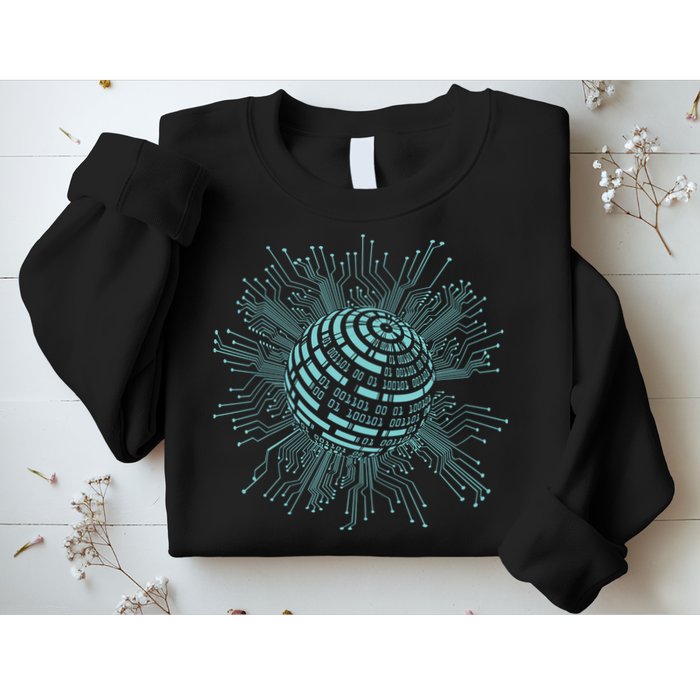 Binary Coding Computer Nerd Geeks Programmer Funny Coding Sweatshirt