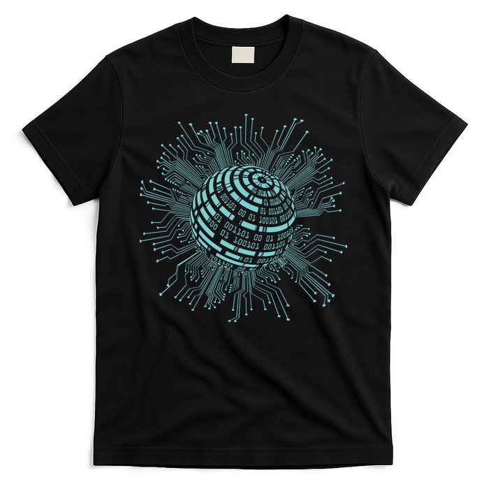 Binary Coding Computer Nerd Geeks Programmer Funny Coding T-Shirt