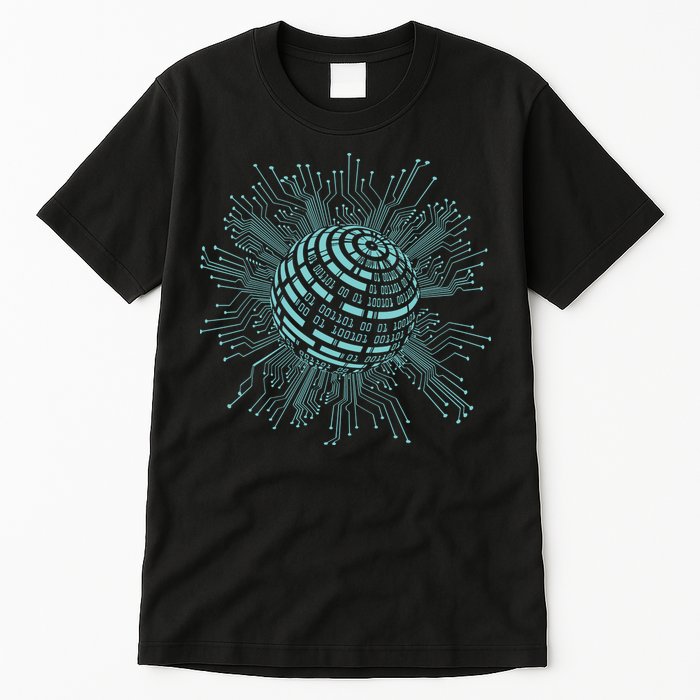 Binary Coding Computer Nerd Geeks Programmer Funny Coding Tall T-Shirt