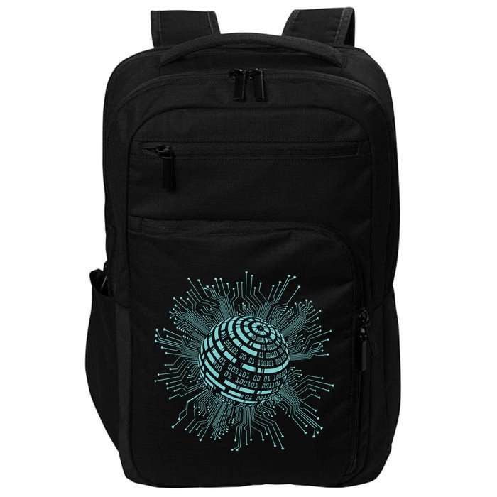 Binary Coding Computer Nerd Geeks Programmer Funny Coding Impact Tech Backpack