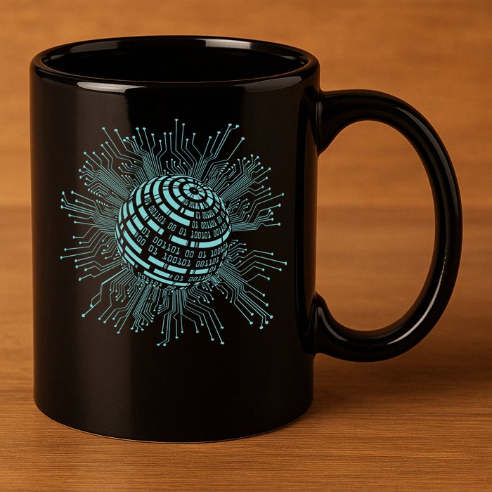 Binary Coding Computer Nerd Geeks Programmer Funny Coding 11oz C Handle Ceramic Mug