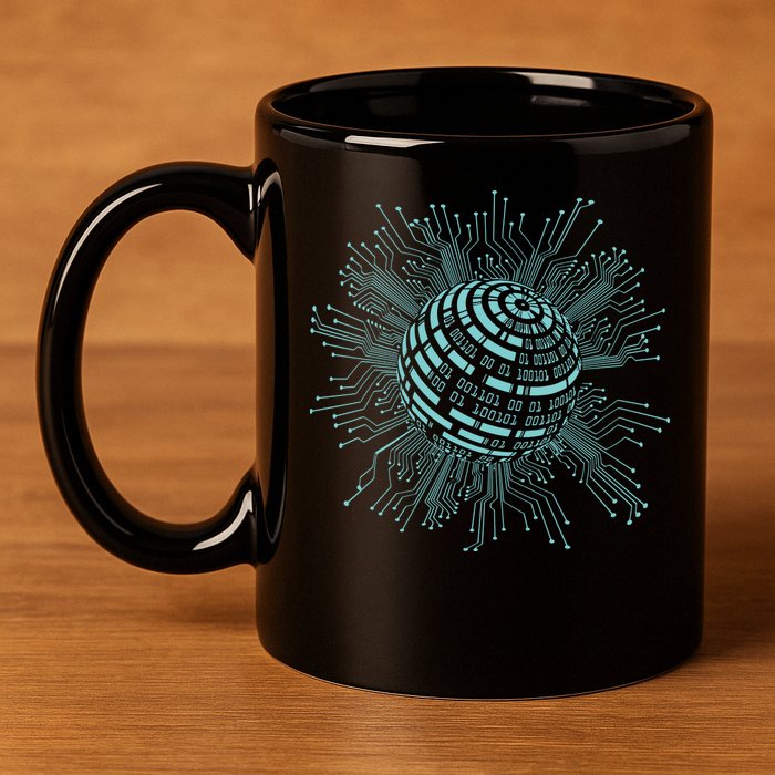 Binary Coding Computer Nerd Geeks Programmer Funny Coding 11oz C Handle Ceramic Mug