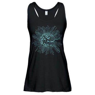 Binary Coding Computer Nerd Geeks Programmer Funny Coding Ladies Essential Flowy Tank