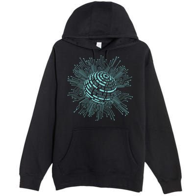 Binary Coding Computer Nerd Geeks Programmer Funny Coding Premium Pullover Hoodie