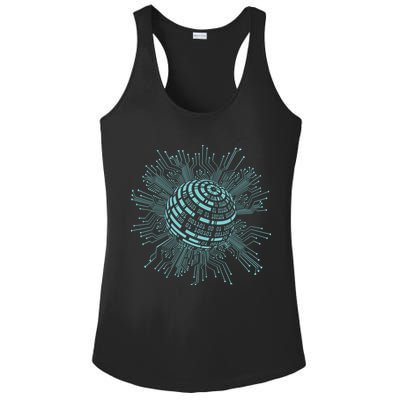 Binary Coding Computer Nerd Geeks Programmer Funny Coding Ladies PosiCharge Competitor Racerback Tank