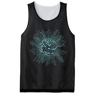 Binary Coding Computer Nerd Geeks Programmer Funny Coding Mesh Reversible Basketball Jersey Tank