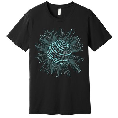 Binary Coding Computer Nerd Geeks Programmer Funny Coding Premium T-Shirt