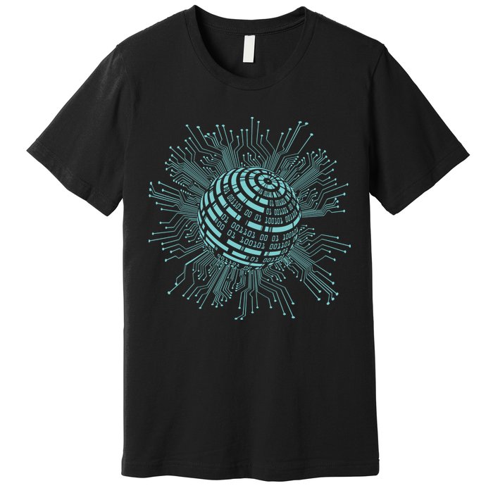 Binary Coding Computer Nerd Geeks Programmer Funny Coding Premium T-Shirt