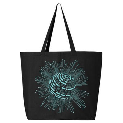 Binary Coding Computer Nerd Geeks Programmer Funny Coding 25L Jumbo Tote