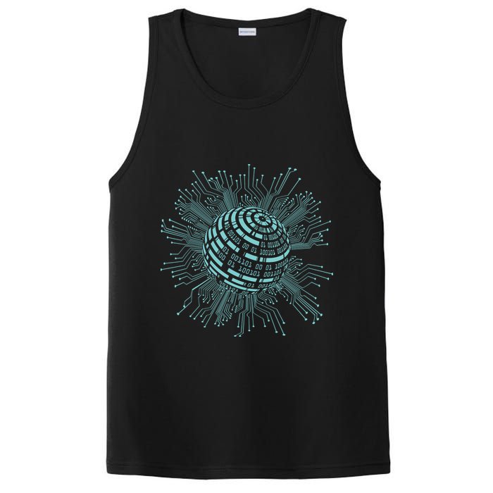 Binary Coding Computer Nerd Geeks Programmer Funny Coding PosiCharge Competitor Tank