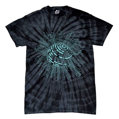 Binary Coding Computer Nerd Geeks Programmer Funny Coding Tie-Dye T-Shirt
