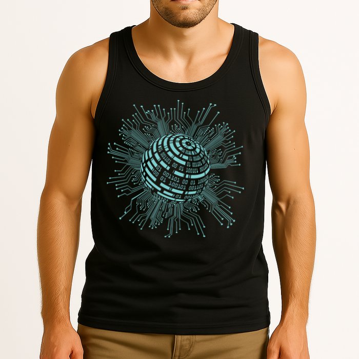 Binary Coding Computer Nerd Geeks Programmer Funny Coding Tank Top